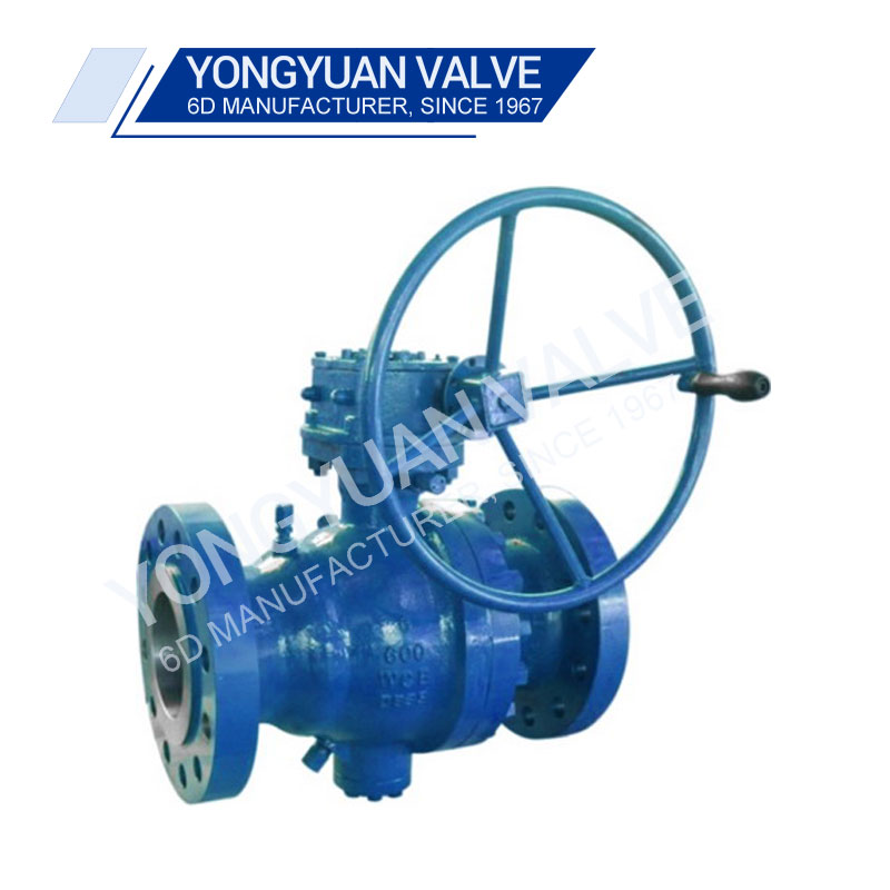 API 6D 2 PIECE Trunnion Ball Valve