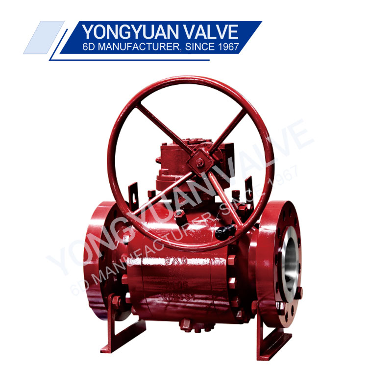 API 6D 3 PIECE Trunnion Ball Valve